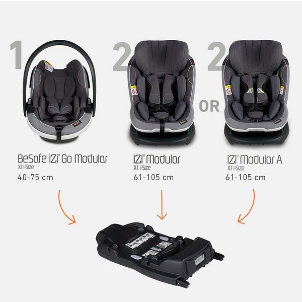 Продукт BeSafe iZi Modular A X1 i-Size - столче за кола + iZi Go Modular X1 + ISOFix база  - 0 - BG Hlapeta